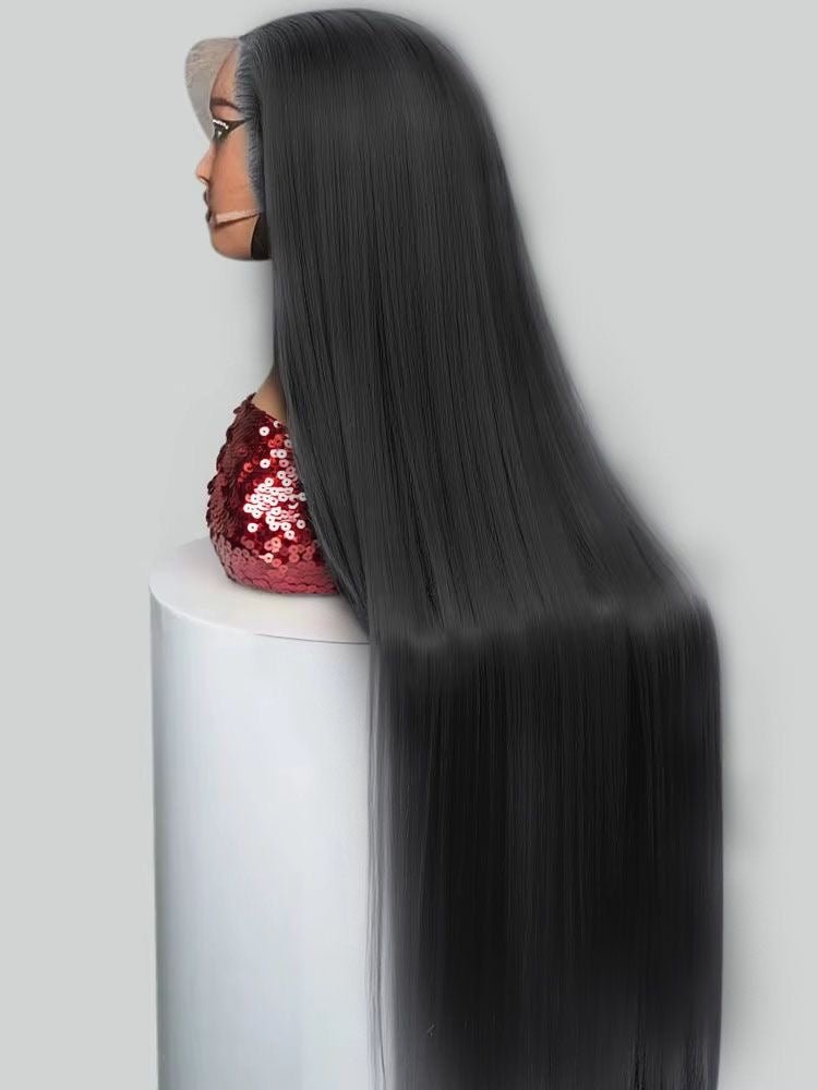 18 - 40Inch 13x6 Glueless Full Hd Lace Frontal Wig Vietnamese Long Bone Straight Raw Hair Wig - Zerbo Exotics