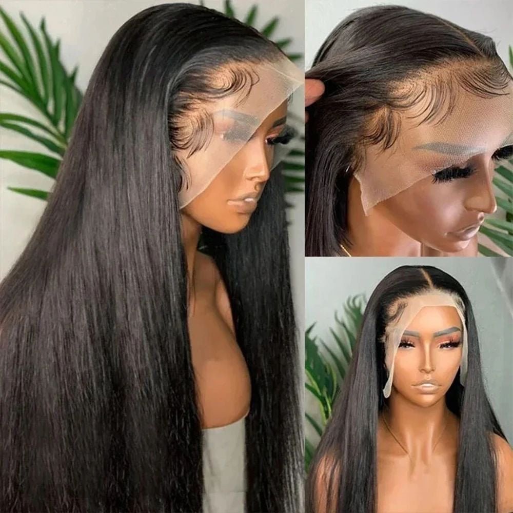 18 - 40Inch 13x6 Glueless Full Hd Lace Frontal Wig Vietnamese Long Bone Straight Raw Hair Wig - Zerbo Exotics