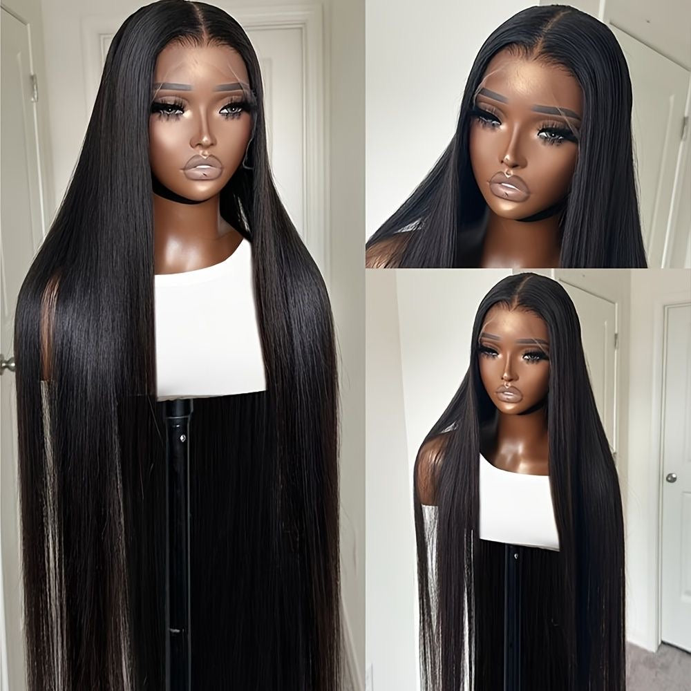 Vietnamese Long Bone Straight Raw Hair Wig 13x6 Glueless Full Hd Lace Frontal