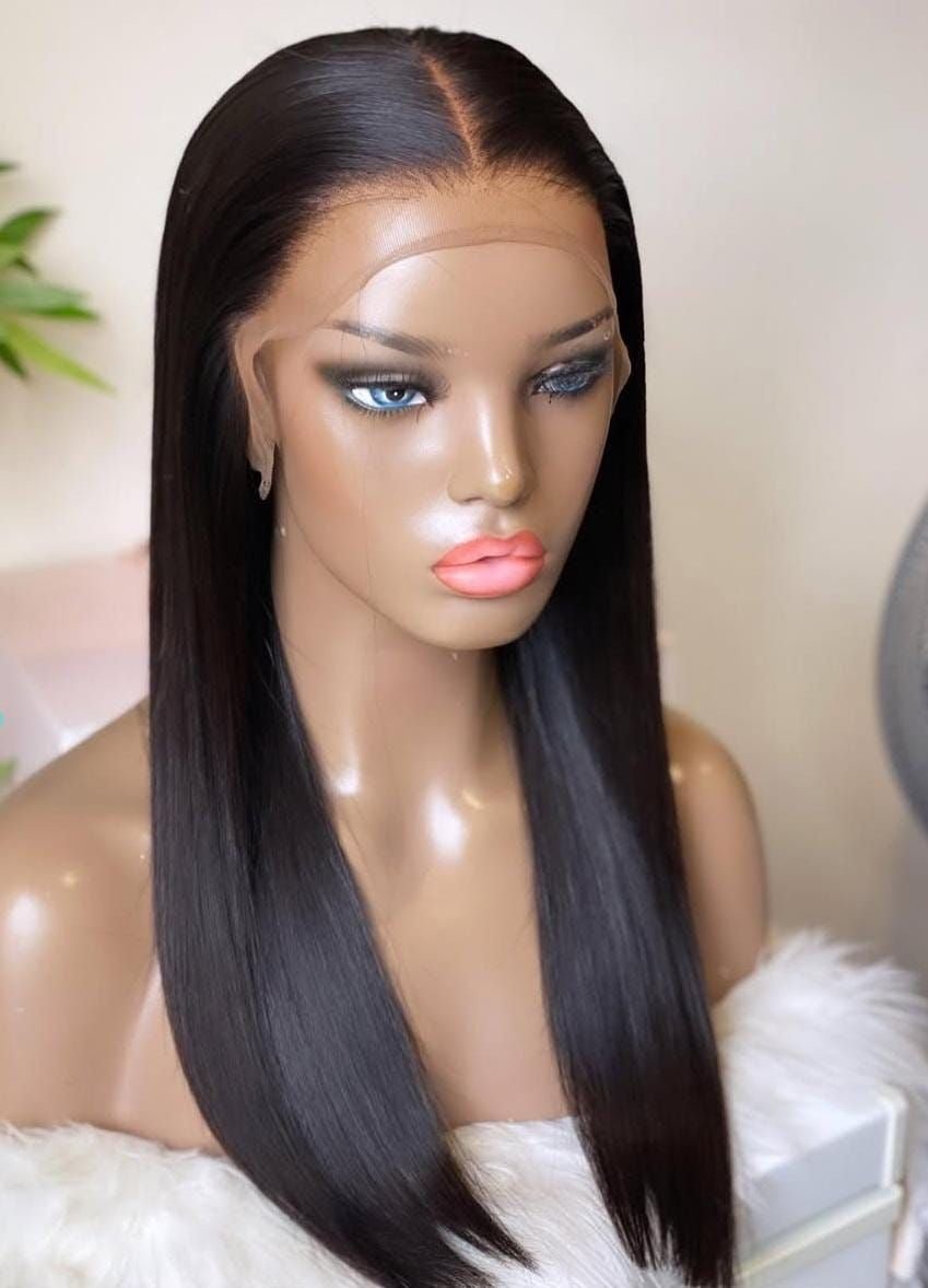 Vietnamese Long Bone Straight Raw Hair Wig 13x6 Glueless Full Hd Lace Frontal - Zerbo Exotics