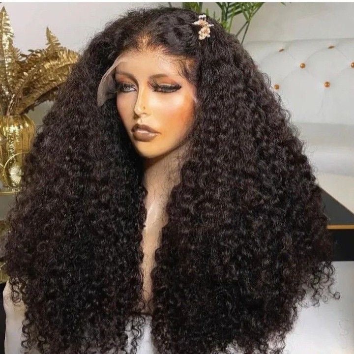 Vietnamese Long Curly Raw Hair Wig 13x6 Glueless Full Hd Lace Frontal - Zerbo Exotics