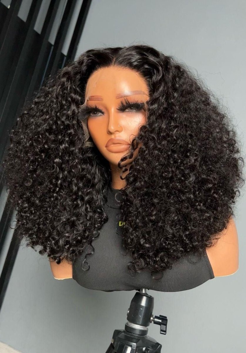 Vietnamese Long Curly Raw Hair Wig 13x6 Glueless Full Hd Lace Frontal - Zerbo Exotics