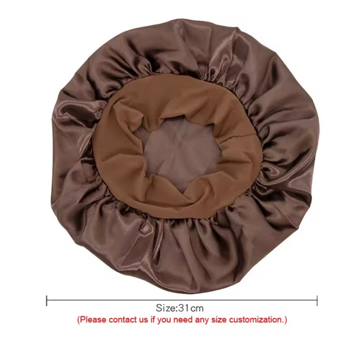Women's Satin Dry Hair Cap with Hair Bonnets for Sleeping and Hair Drying Growth Cap - Zerbo Exotics