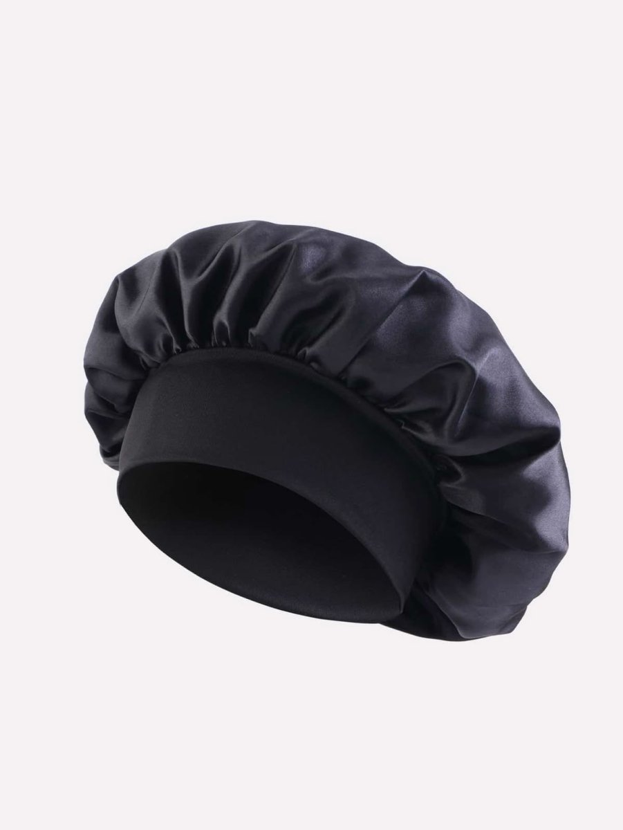 Women's Satin Dry Hair Cap with Hair Bonnets for Sleeping and Hair Drying Growth Cap - Zerbo Exotics