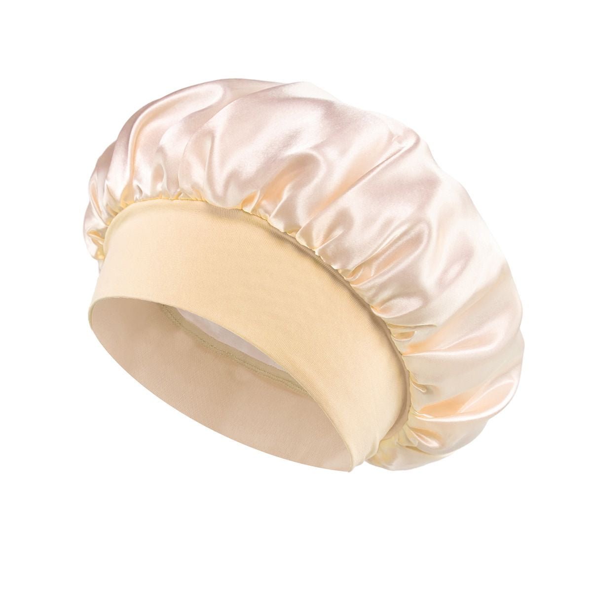 Women's Satin Dry Hair Cap with Hair Bonnets for Sleeping and Hair Drying Growth Cap - Zerbo Exotics
